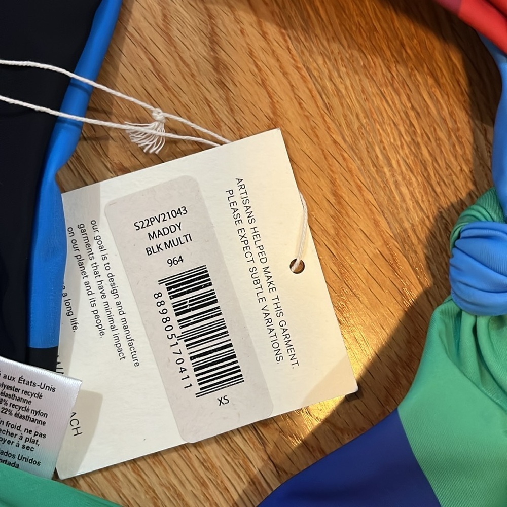 Mara Hoffman Maddy One Piece Swim Size XS NEW - Picture 6 of 13